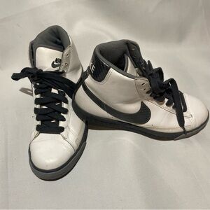 Nike BLAZER MID GS 'WHITE ANTHRACITE' 318705 105  youth Size 6.5 High top